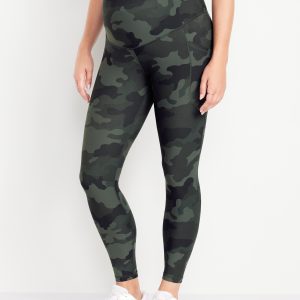 Maternity Full-Panel PowerSoft 7/8 Leggings