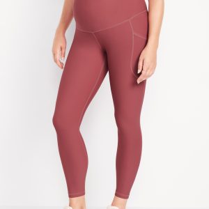 Maternity Full-Panel PowerSoft 7/8 Leggings