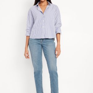 Curvy High-Waisted OG Straight Ankle Jeans