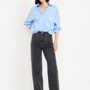 Extra High-Waisted Wide-Leg Jeans