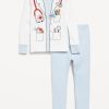 Unisex Doctor Costume Pajama Set for Toddler & Baby