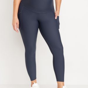 Maternity Full-Panel PowerSoft 7/8 Leggings
