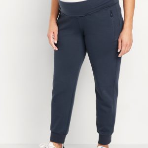 Maternity Dynamic Fleece Rollover Waist Joggers