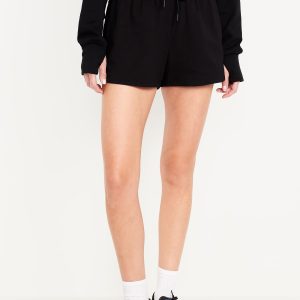Extra High-Waisted Dynamic Fleece Sweat Shorts