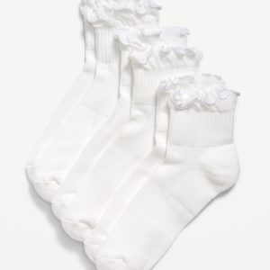 Ruffled Athletic Socks 3-Pack