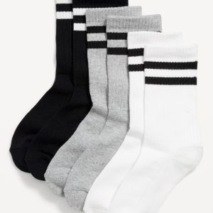 Striped Tube Socks 3-Pack for Boys