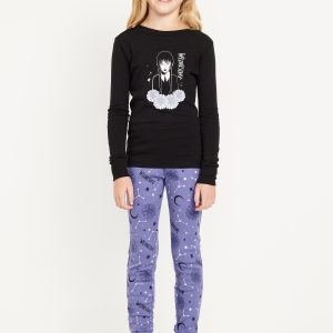 Licensed Graphic Snug-Fit Pajama Set for Girls