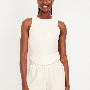 CloudMotion Ruched Tank Top