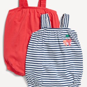 Sleeveless One-Piece Romper 2-Pack for Baby