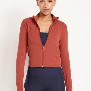 StudioSmooth Crop Full Zip