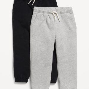 Cinched-Hem Jogger Sweatpants 2-Pack for Toddler Boys