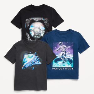 Short-Sleeve Graphic T-Shirt 3-Pack for Boys