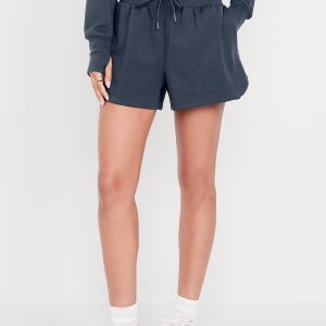 Extra High-Waisted Dynamic Fleece Sweat Shorts