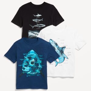 Short-Sleeve Graphic T-Shirt 3-Pack for Boys