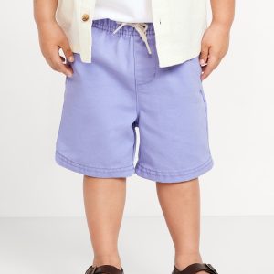 Chambray Shorts for Toddler Boys