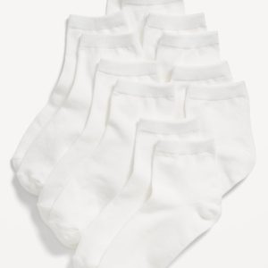 Quarter-Crew Socks 6-Pack for Girls