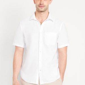 Classic Fit Everyday Linen-Blend Shirt