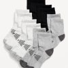 Quarter Crew Go-Dry Performance Socks 6-Pack for Boys