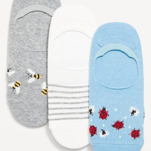 No-Show Socks 3-Pack for Women