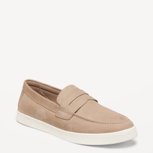 Faux-Suede Loafers for Men