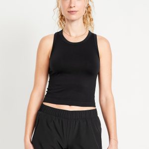 Fluid Seamless Fitted Crop Tank Top