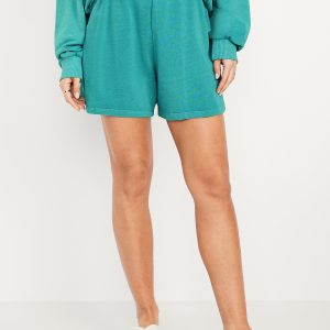 Extra High-Waisted SoComfy Sweat Shorts -- 5-inch inseam