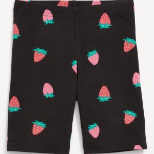 Long Jersey Biker Shorts for Girls