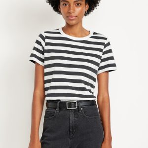 EveryWear Crew-Neck Striped T-Shirt