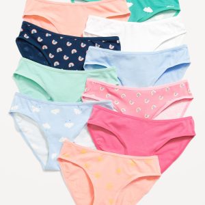 Bikini Underwear 10-Pack for Girls