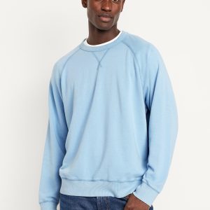 Garment-Dyed Crew-Neck Sweatshirt