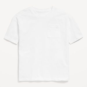 Oversized Short-Sleeve Pocket T-Shirt for Boys