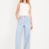 High-Waisted Baggy Wide-Leg Jeans