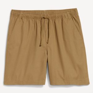 Twill Jogger Shorts -- 7-inch inseam