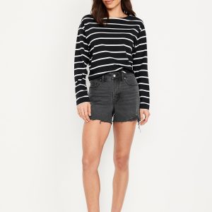 High-Waisted OG Jean Cut-Off Shorts -- 3-inch inseam