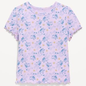 Blueyâ„¢ Ribbed Graphic T-Shirt for Toddler Girls