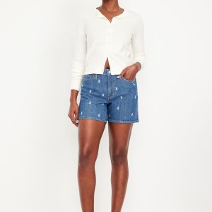 Curvy High-Waisted OG Jean Shorts -- 5-inch inseam