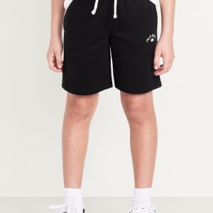 Below Knee Fleece Jogger Shorts for Boys