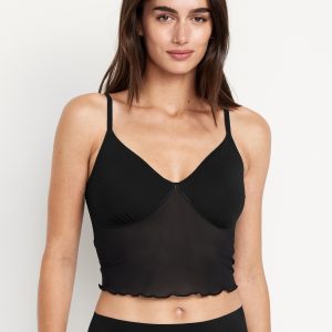 Mesh Cami Lounge Top