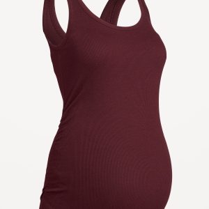 Maternity Scoop-Neck Ribbed Tank Top