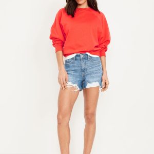 High-Waisted OG Jean Cut-Off Shorts -- 3-inch inseam
