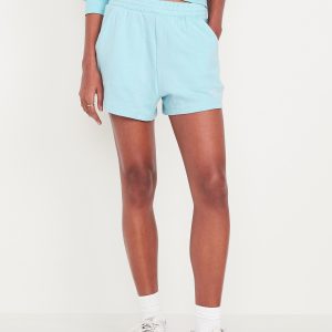 Extra High-Waisted SoComfy Sweat Shorts -- 3-inch inseam