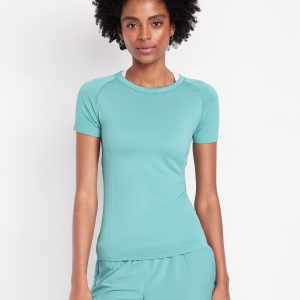 Fluid Seamless Fitted T-Shirt