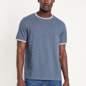 Textured Pique T-Shirt