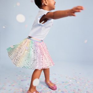 Birthday Tulle Swing Skirt for Toddler Girls