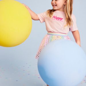 Birthday Graphic T-Shirt for Toddler Girls