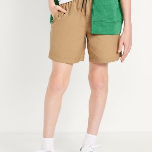 Above Knee Tech Zip-Pocket Shorts for Boys