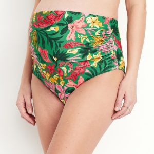 Maternity High-Waisted Swim Bottoms