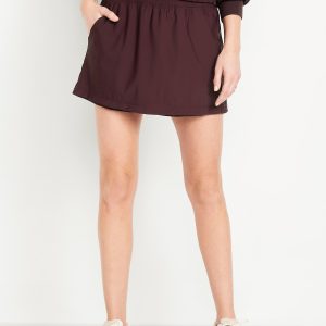 High-Waisted SleekTech Skort