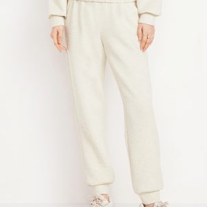 High-Waisted Bounce Fleece Jogger Sweatpants