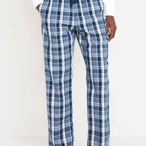 Poplin Pajama Pants for Men